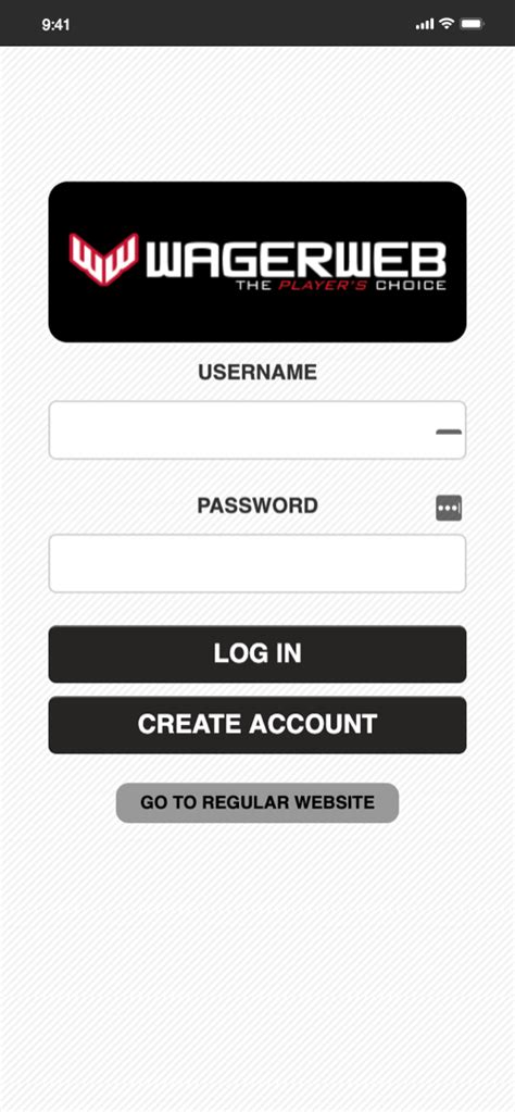 wagerweb|youwager sign in.